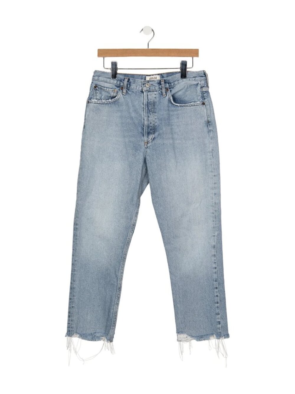 AGOLDE High-Rise Straight Leg Jeans